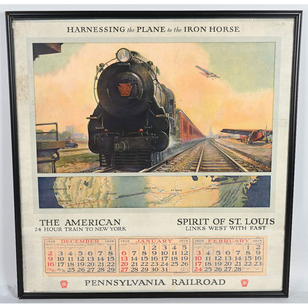 PennsylvaniaRailroadCalendar AutoMobilia Garage